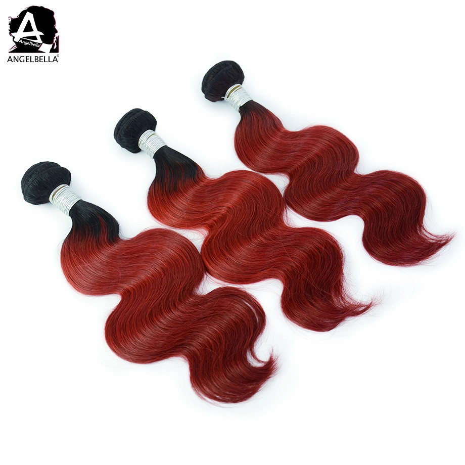 Angelbella High quality/High cost performance  Hair Bundles Natural Virgin Indian Human Hair Weft