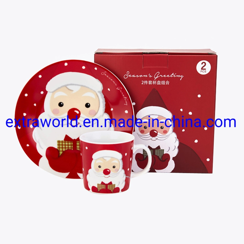 European Ceramic Tableware Porcelain Christmas Dinnerware Sets