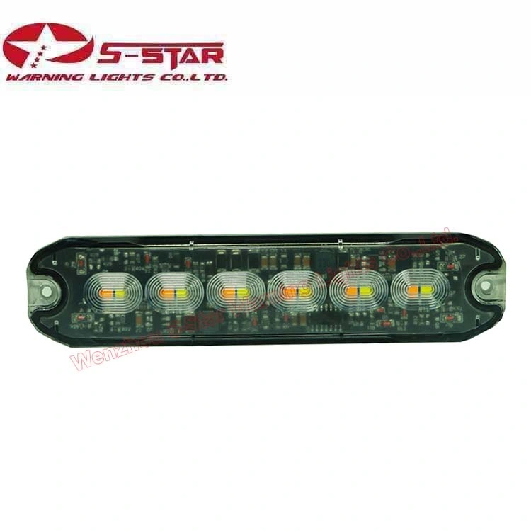 Low Profile LED Grille Strobe Flashing Surface Mounting Emergency Warning Light