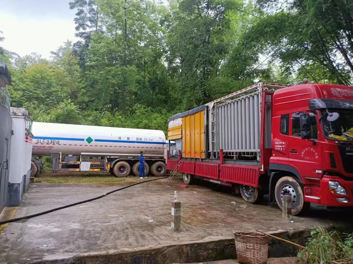 2000 L/H 250 bar azoto oxigénio móvel Argónio gás enchimento de carris com Sistema de controlo automático