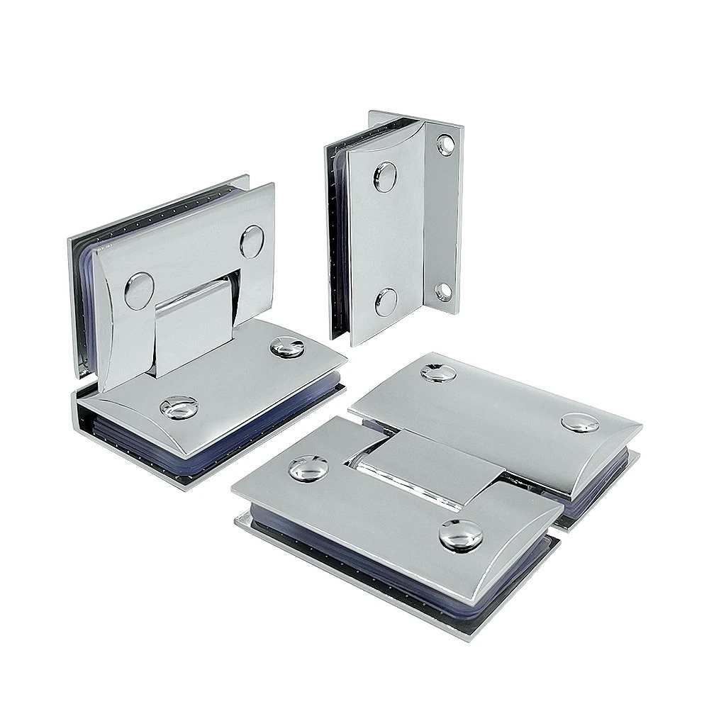 Keyi Metal Bathroom Hardware Heavy Duty Glass Door Hinges