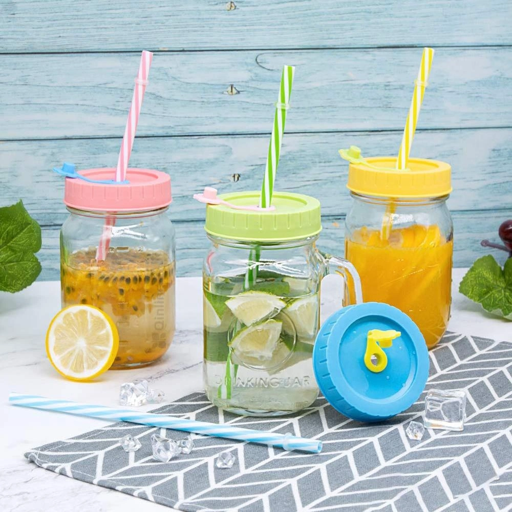 Glass Mason Jar Without Lid for Storage Yogurt Smoothies