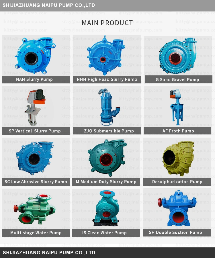 Single Stage Lime Grinding Mineral Processing Industrial Pump