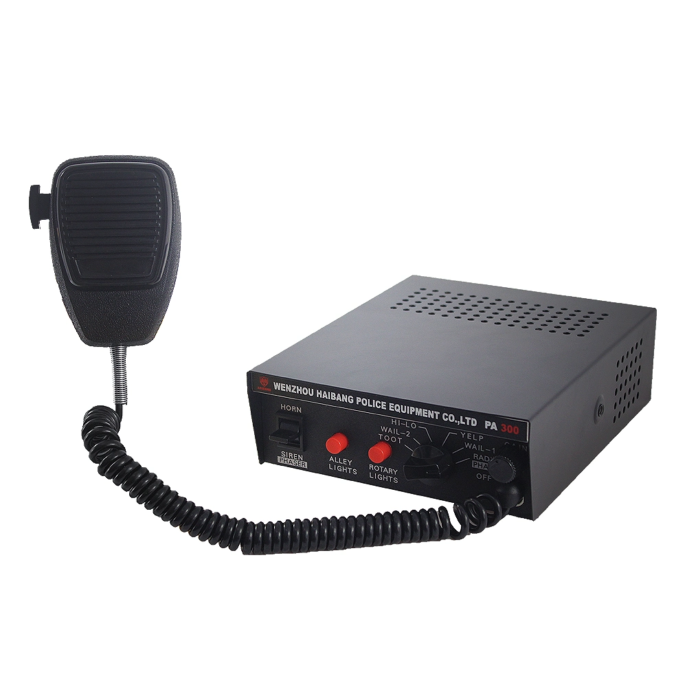 Haibang 100W - 200W Strobe Light Fire Alarm Siren with Microphone Use The Car to Open up The Road