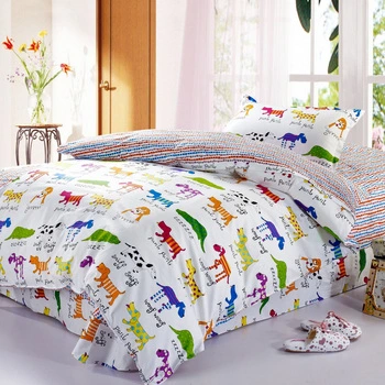 Brushed Polyester Print Bed Sheet Fabric Home Textile Bangladesh 80GSM