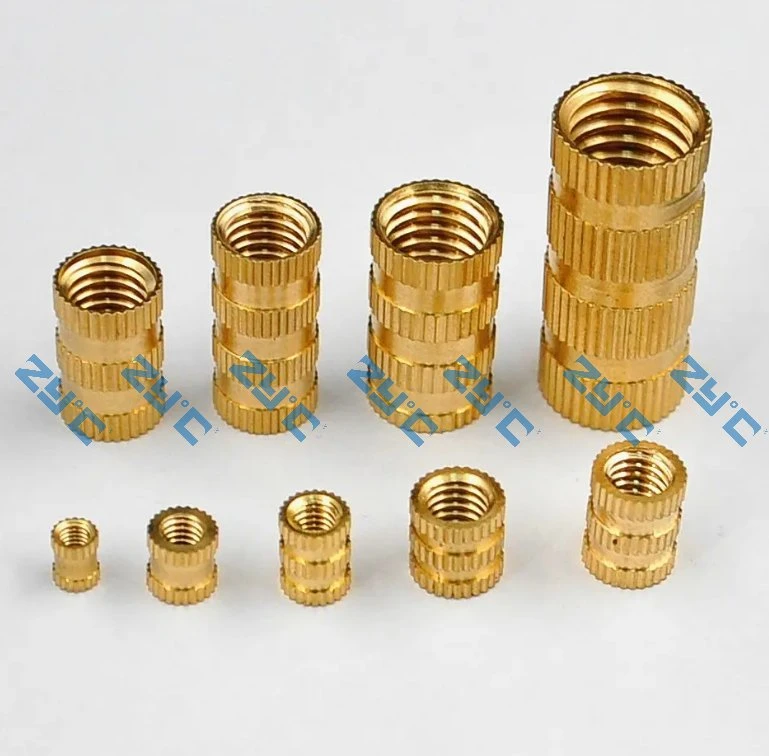 Brass and Copper Material of Inserted Embedded Fastener Function Nuts