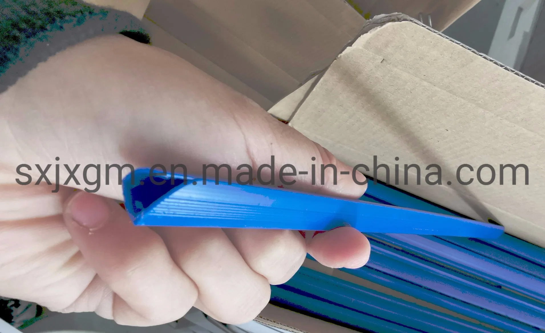 Plastic Slide Binder, Folder Binder, PVC Slide Bars in Triangle Shape