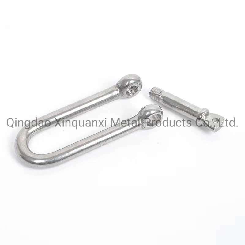 EU Type Stainless Steel D Shackle Bow Shackle Marine Anchor Chain Shackles