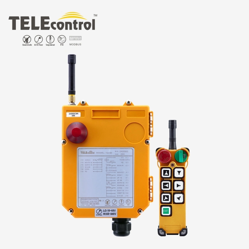 Uting telecontrolo F24-6D 6 Dupla Velocidade sem fio Superior Grua Industrial Rádio Controle Remoto