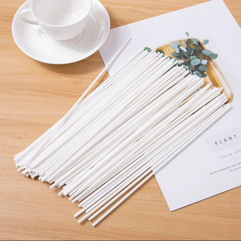 Hot Sale 3mm White Black Fiber Reed Sticks Glue Free Reed Rattan Diffuser Sticks Fragrance Fiber Stick