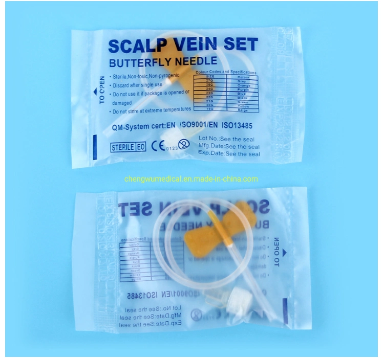 Disposable Scalp Vein Set CE/ISO Certificate