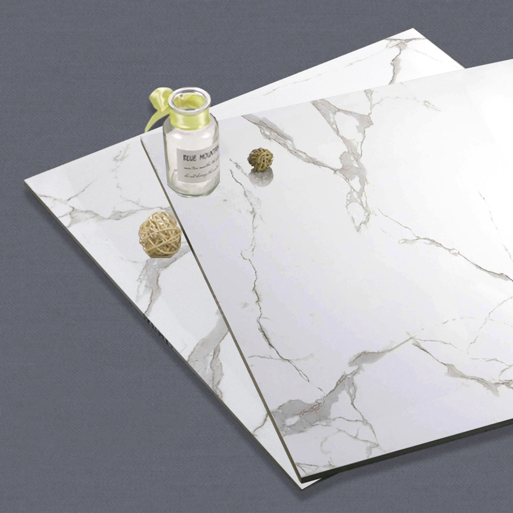 32X32" Nano Technology Polished Porcelain Marble Tile in Tunisia