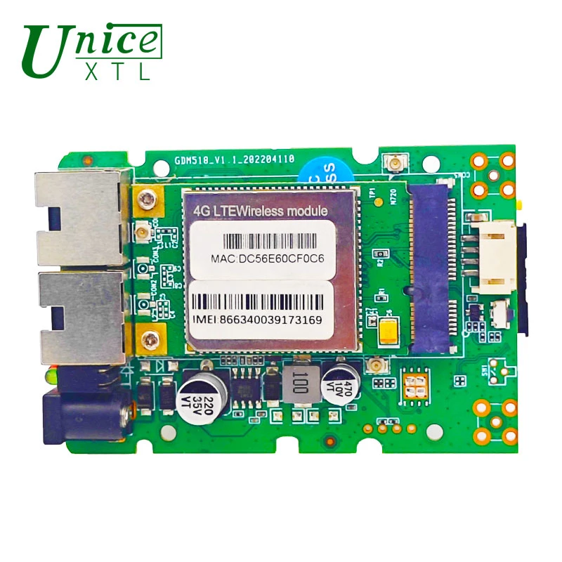 Unice PCB Assembly Rigid/Kb Board with Fr-4 V0 Immersion Gold/Lead Free HASL in China Low Peice