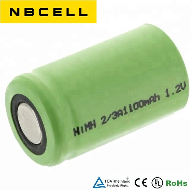 Никель-металлогидридные аккумуляторы 1,2 в 2/3 а 1100 мА/ч никель-металлогидридные аккумуляторы