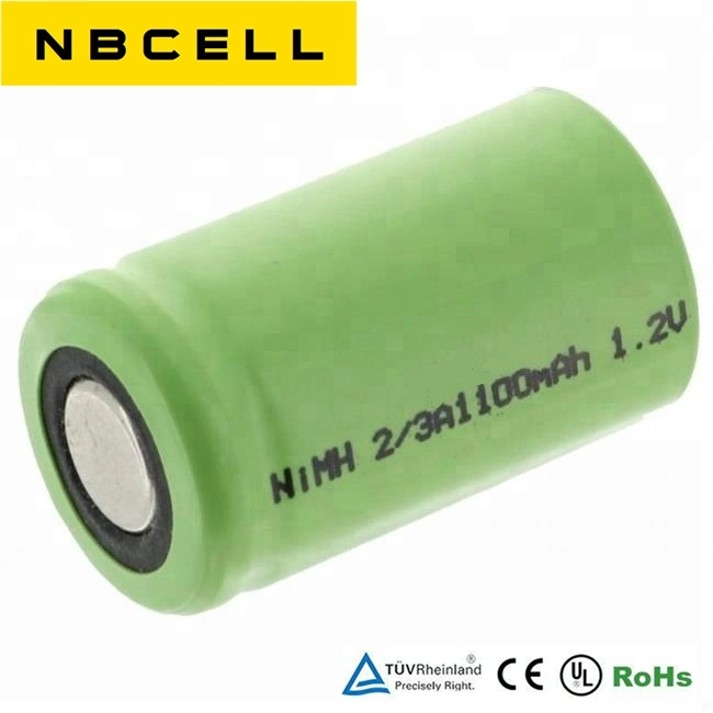 NiMH 1.2V 2/3A 1100mAh Battery Ni-MH Rechargeable Batteries