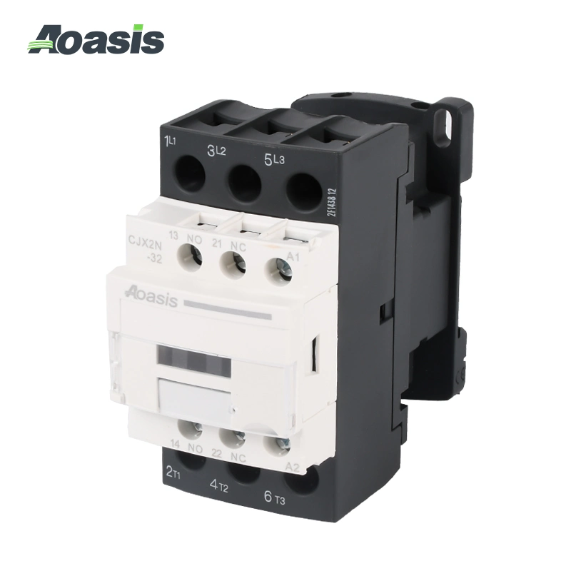 2023 New Aoasis Cjx2n-38 Contactor LC1d 38A DIN Rail Magnetic Contactor 220V