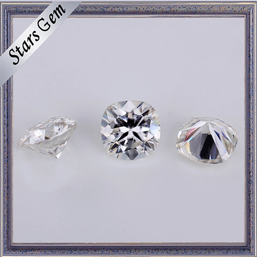 Forever One Brilliant Kissen Schnitt Weiß Synthetisch Moissanite Diamant für Schmuck