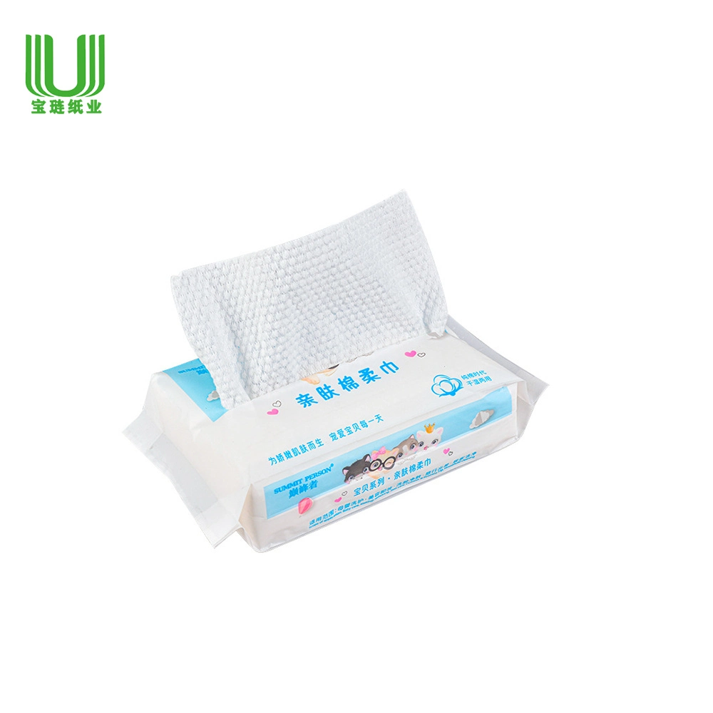 Wet and Dry Dual-Use Strong Absorbent Disposable Cotton Paper Towel Disposable Wet Wipes Beauty Face Towel