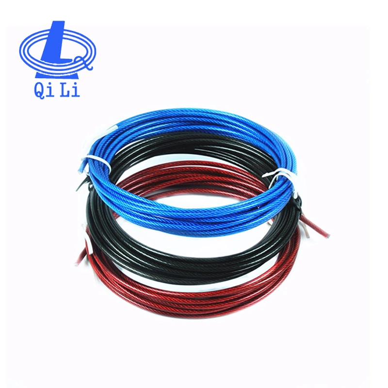 PVC/PE Nylon Coated Stainless Steel Wire Rope/Cable