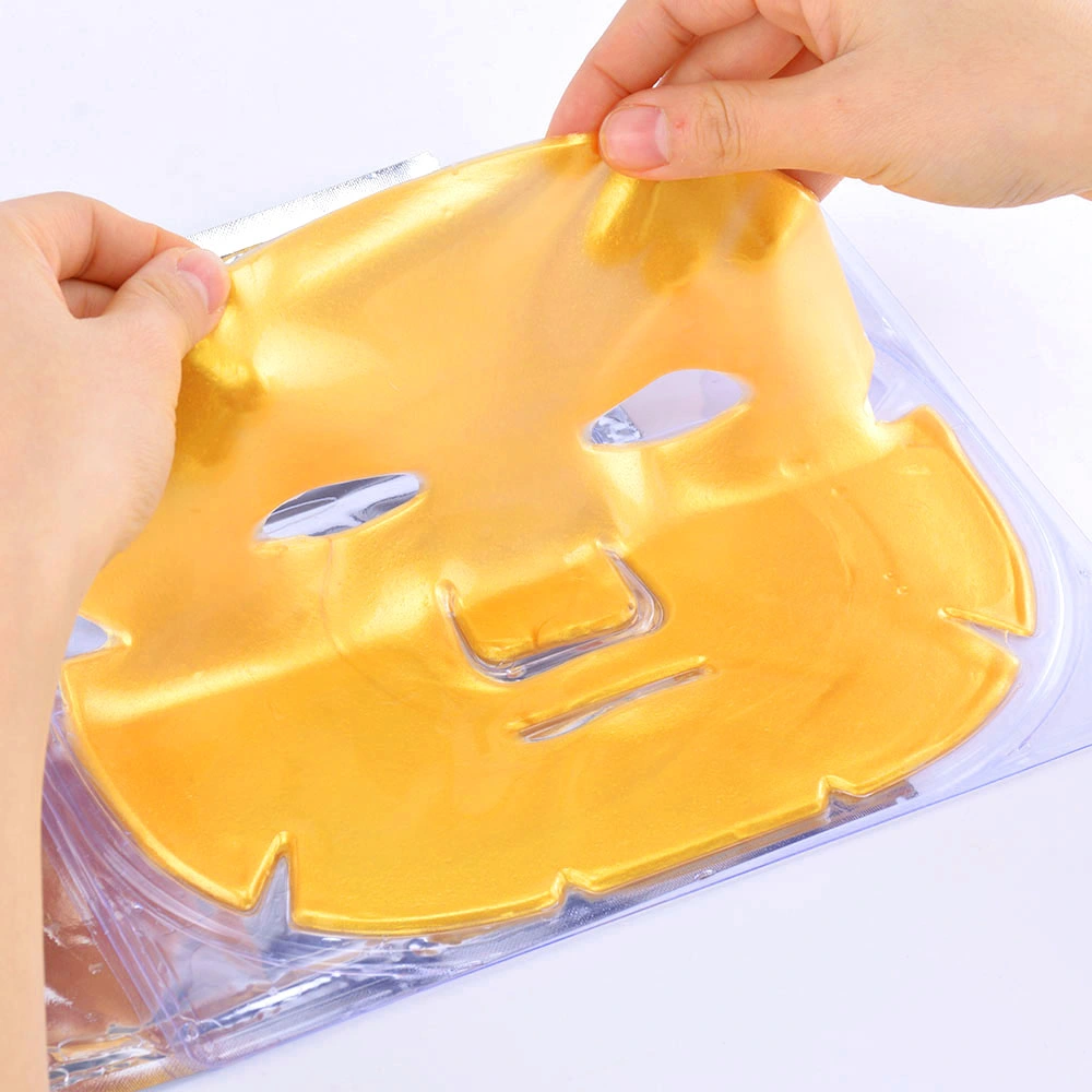 OEM ODM Hydrating Crystal Lightening 24K Gold Collagensheet Face Mask