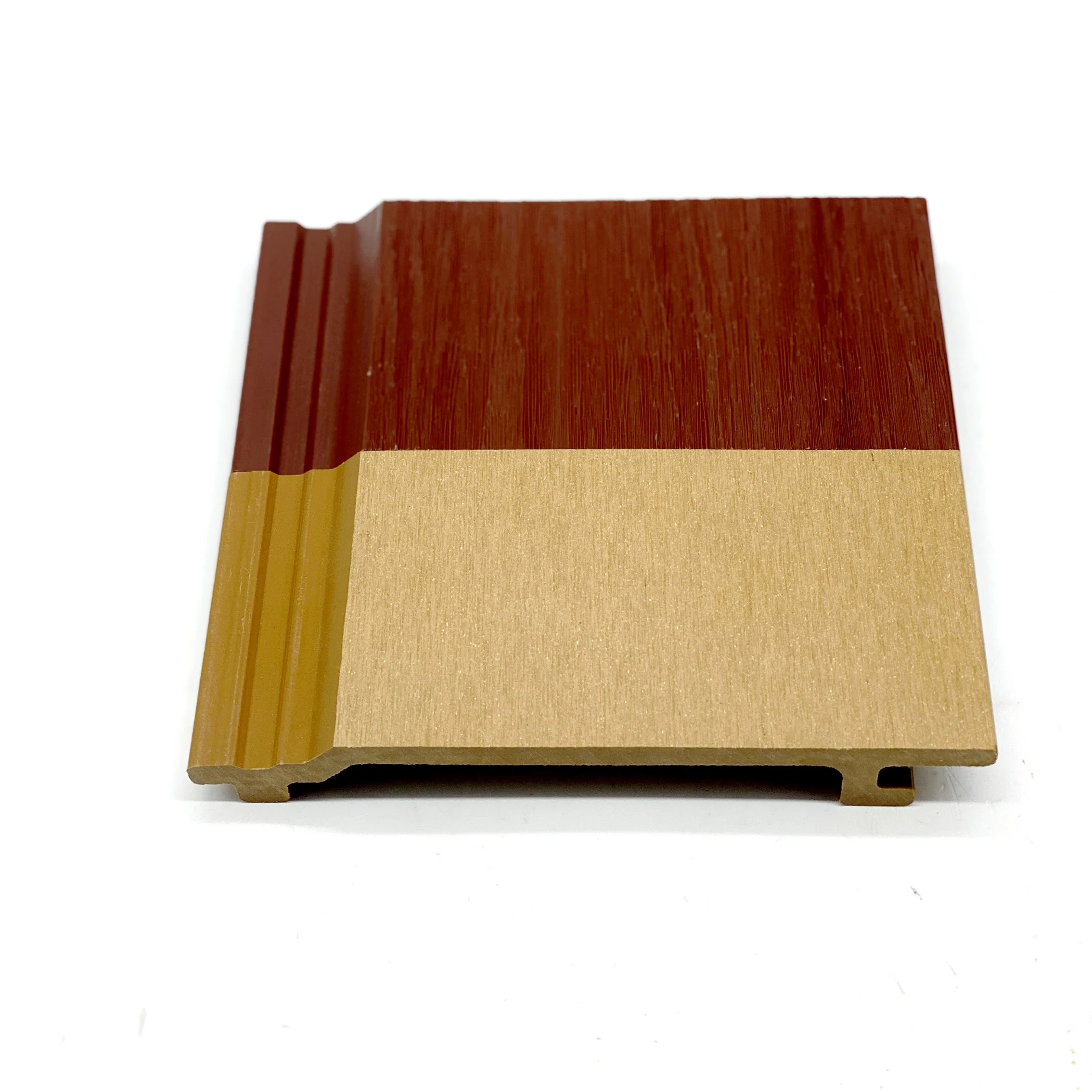 Exterior Construction Flat Board Waterproof WPC Cladding Panel for Wall Wood Plastic Material