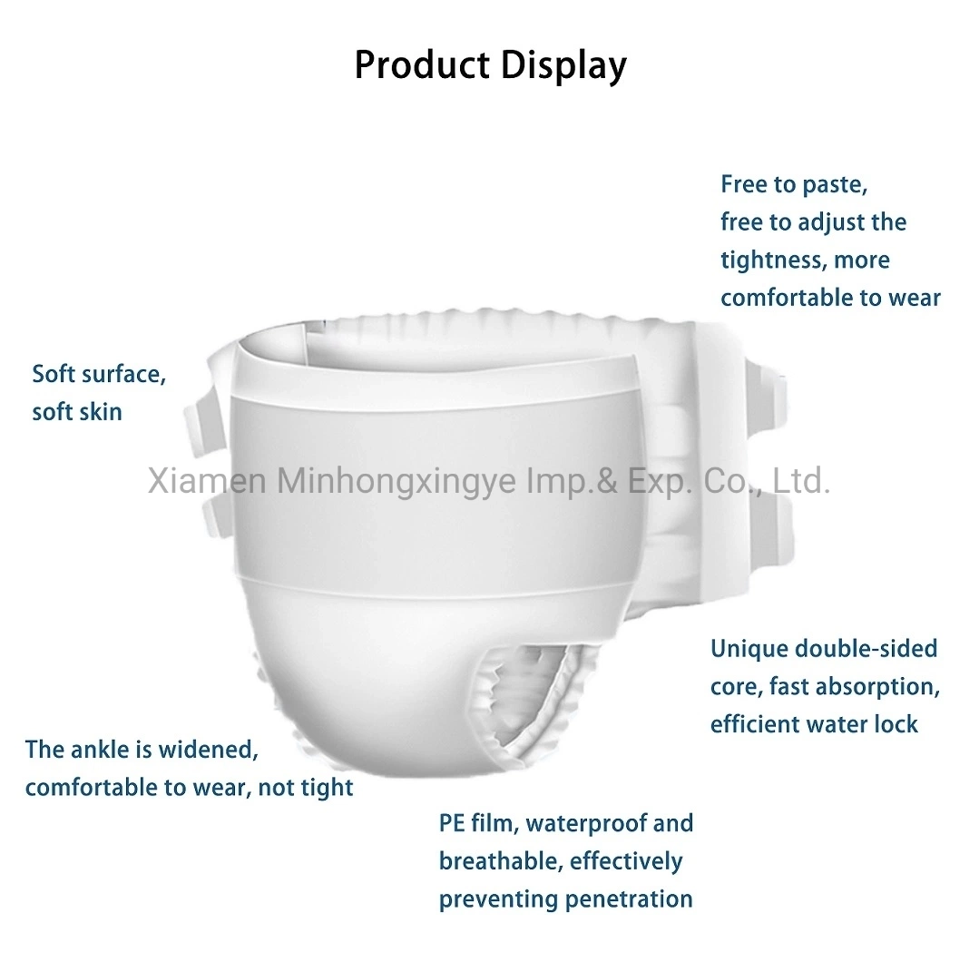 الراحة الاقتصادية حفاضة البالغين منتجات البالغين الرخيصة التي يمكن التخلص منها مع السحر الشريط