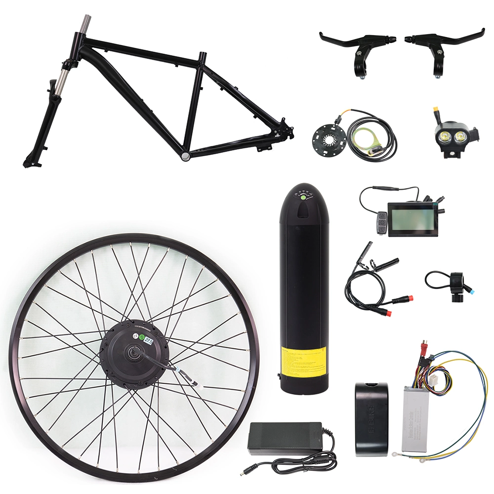 in Black Color Battery Shuangye Electric E Bike Conversion Kit