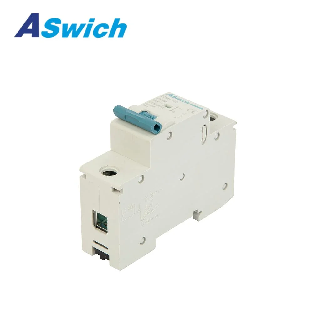 6ka/10ka Low Voltage MCB Mini Circuit Breaker 1-4p 220V Automatic 63A for Solar PV Energy