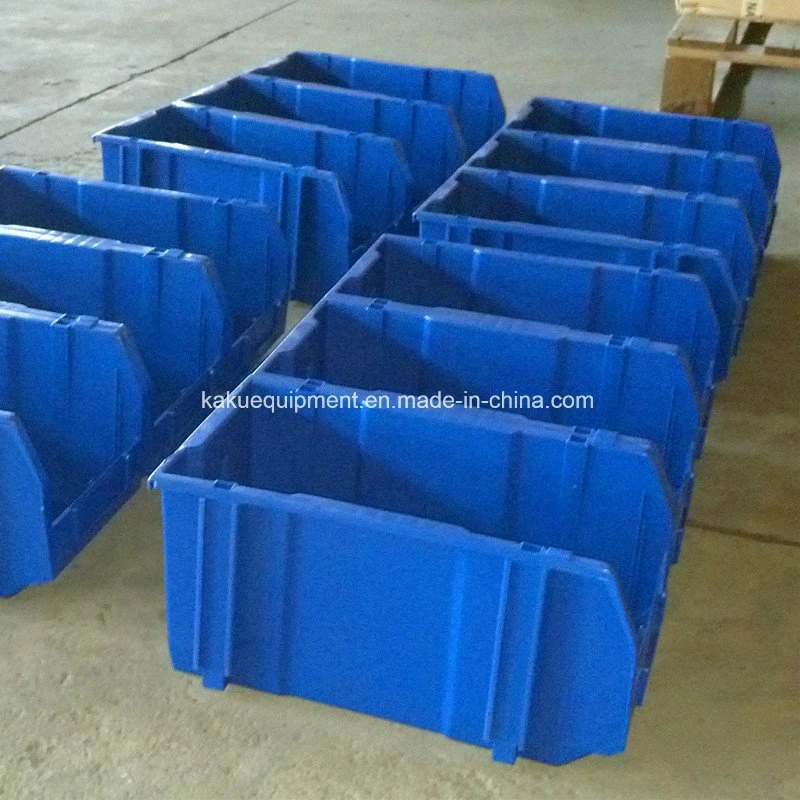 Casier de rangement empilables en plastique pour usage industriel pièces de rechange