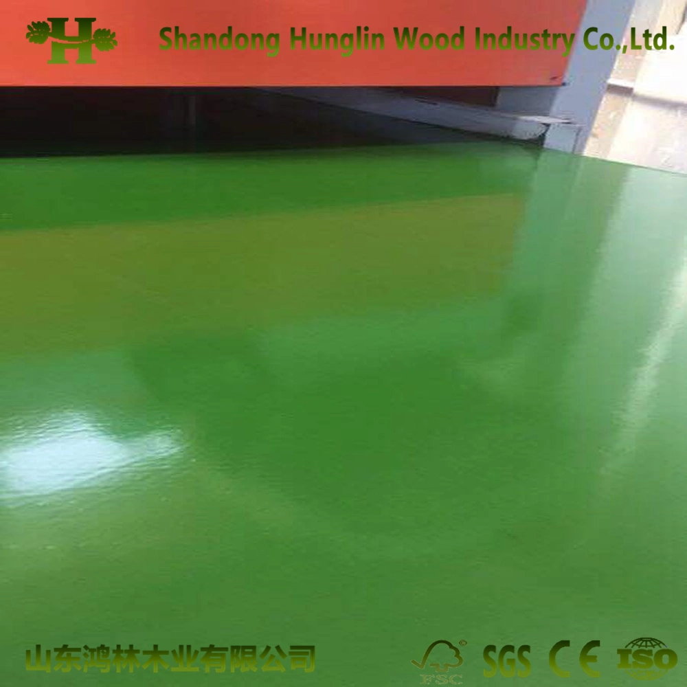 Green PP Plastic Film Faced Plywood for Concrete Construction Waterproof Plastic Plywood