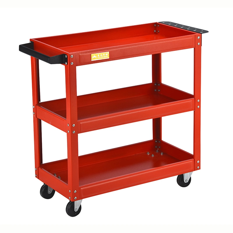 3 Tray Workshop Garage Mechanic Utility Steel Tool Trolley