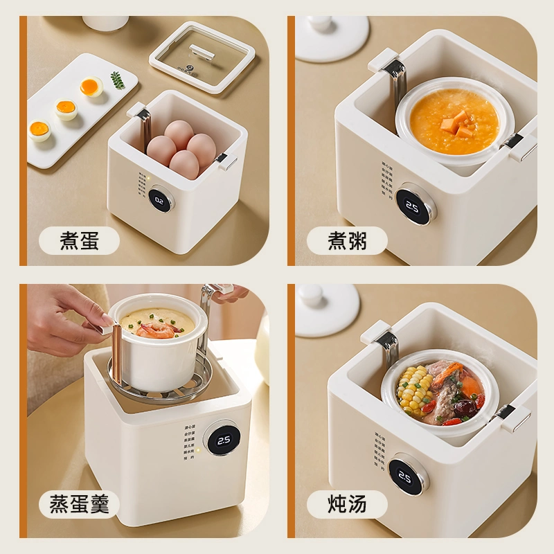 a Non Stick Breakfast Egg Steamer Capable of Boiling Four Eggs