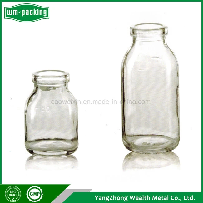 Pharmaceutical Infusion Glass Bottle, Custom Size Infusion Vials