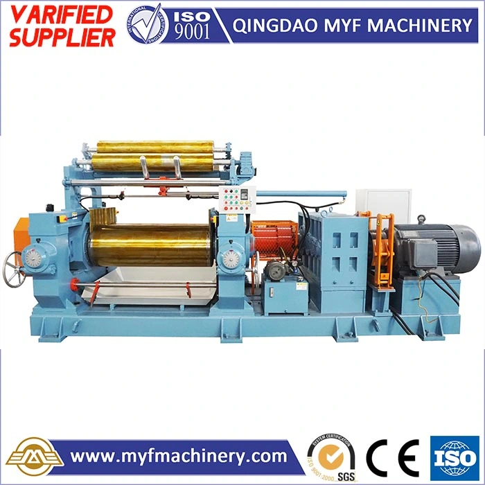 Roller Bearing Rubber Processing Open Mixing Mill Machine for Tire Retreading Plant