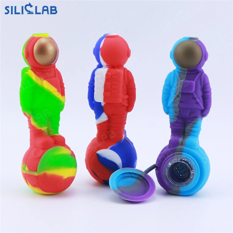 Siliclab Wholesale/Supplier Astronaut DAB Pipe Smoking Tobacco Smoke Filter Silicone Smoking Pipe