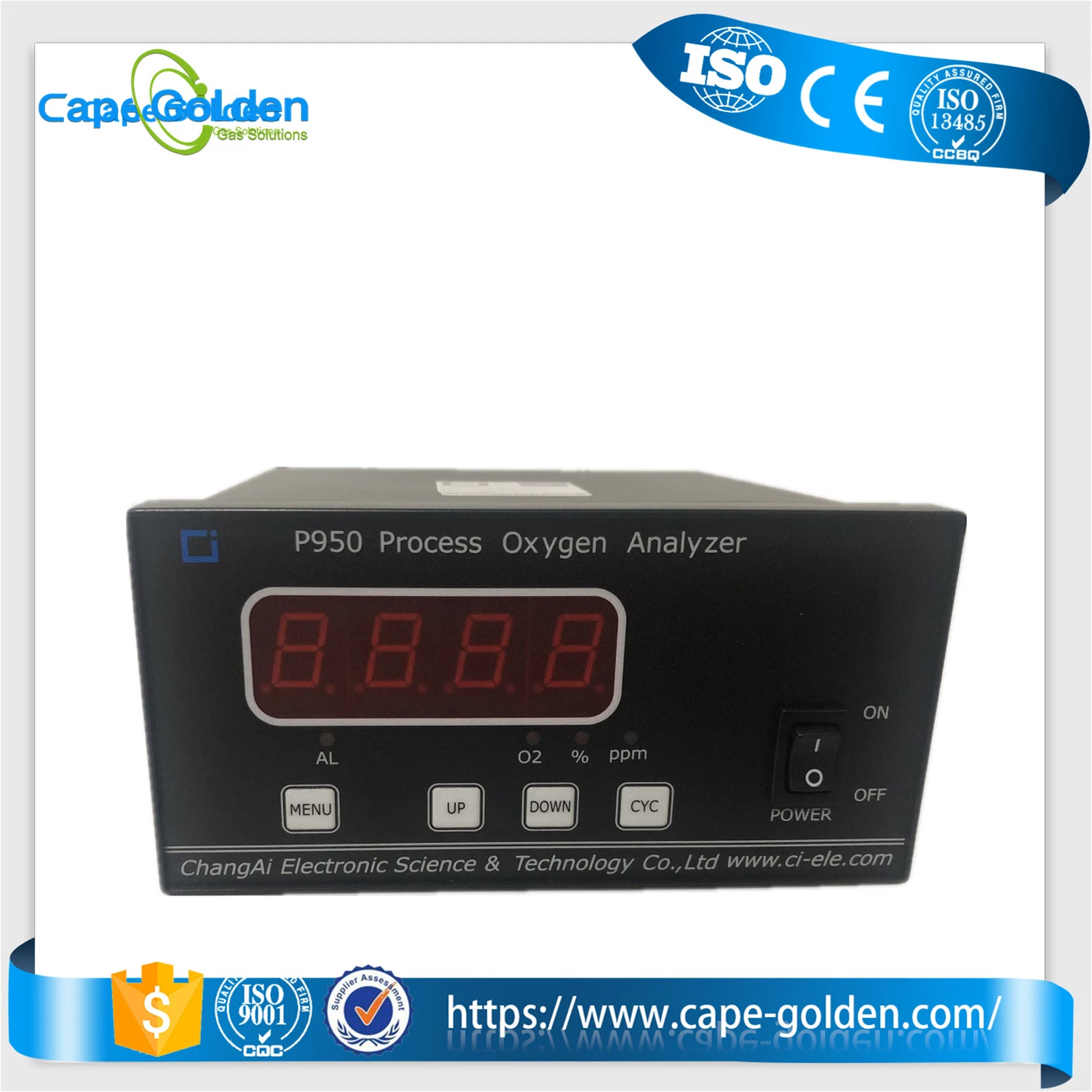 The Factory Price Online Infrared Environment Monitoring Oxygen Gas Analyzer for O2, N2, So2, Co, CO2, H2