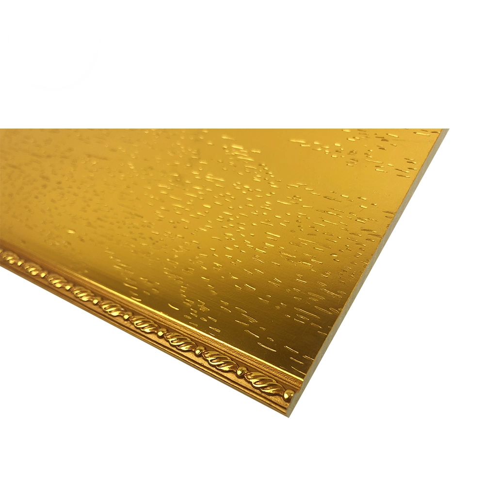 Low Price PS Polystyrene Gold Crown Moulding for Interior Decoration