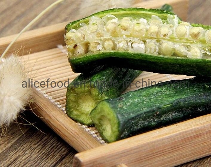 Fritos crujientes de Okra vacío alimentos saludables, el nuevo cultivo orgánico crujientes de okra