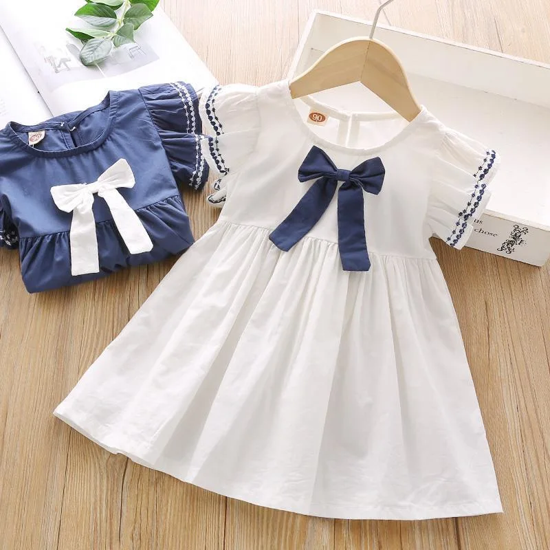 Abckids Baby Girl Dress Clothes Floral Print Baby Summer Dress Toddler Girl Sleeveless 100% Cotton Flower Casual Dresses