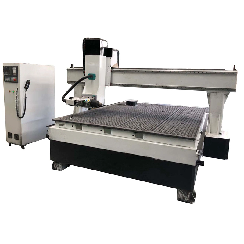 Cabezal giratorio 5 eje 180 grados CNC Router 1325 para Fabricación de moldes