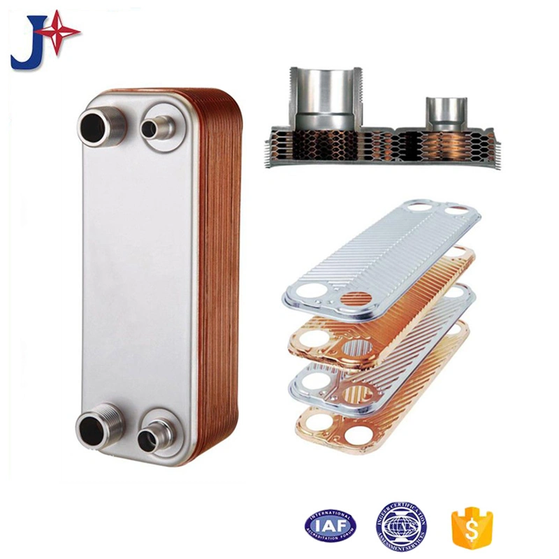 Jxz95 AISI 316L Plates Copper Brazed Plate Type Condenser Heat Exchanger