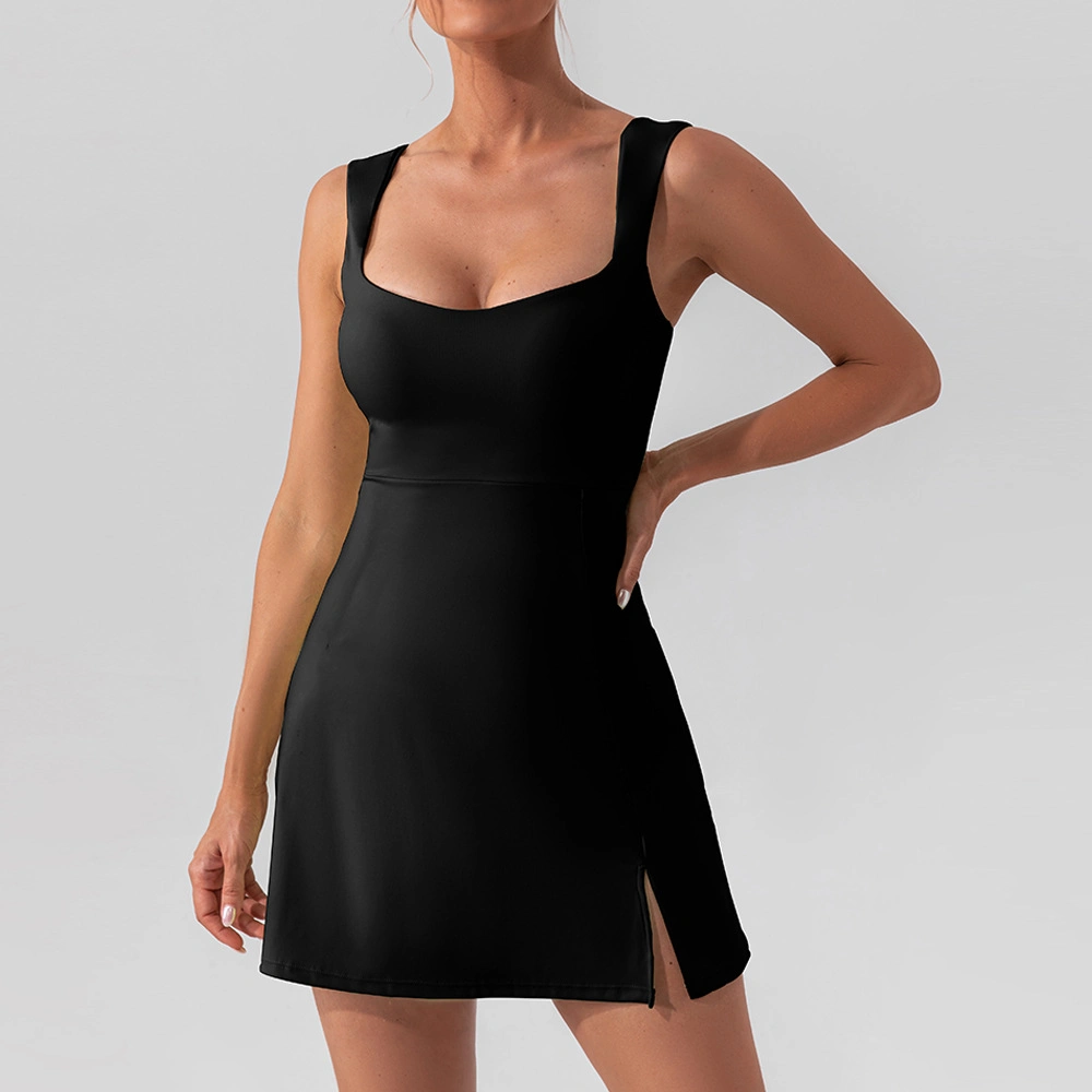 Seamless Gym Wear Yoga Sports Tennis Skirt Dress Golf Dress Skirt for Women