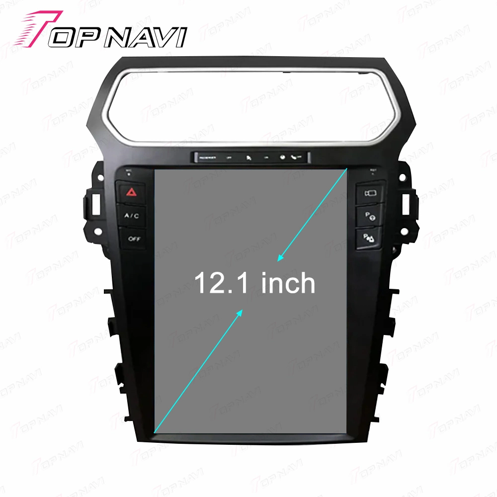 Android tactile plein écran vidéo électronique pour Ford Explorer 2011 2012 2013 2014 2015 2016 4+64GO GPS voiture caméra arrière sans fil View Multimedia Player