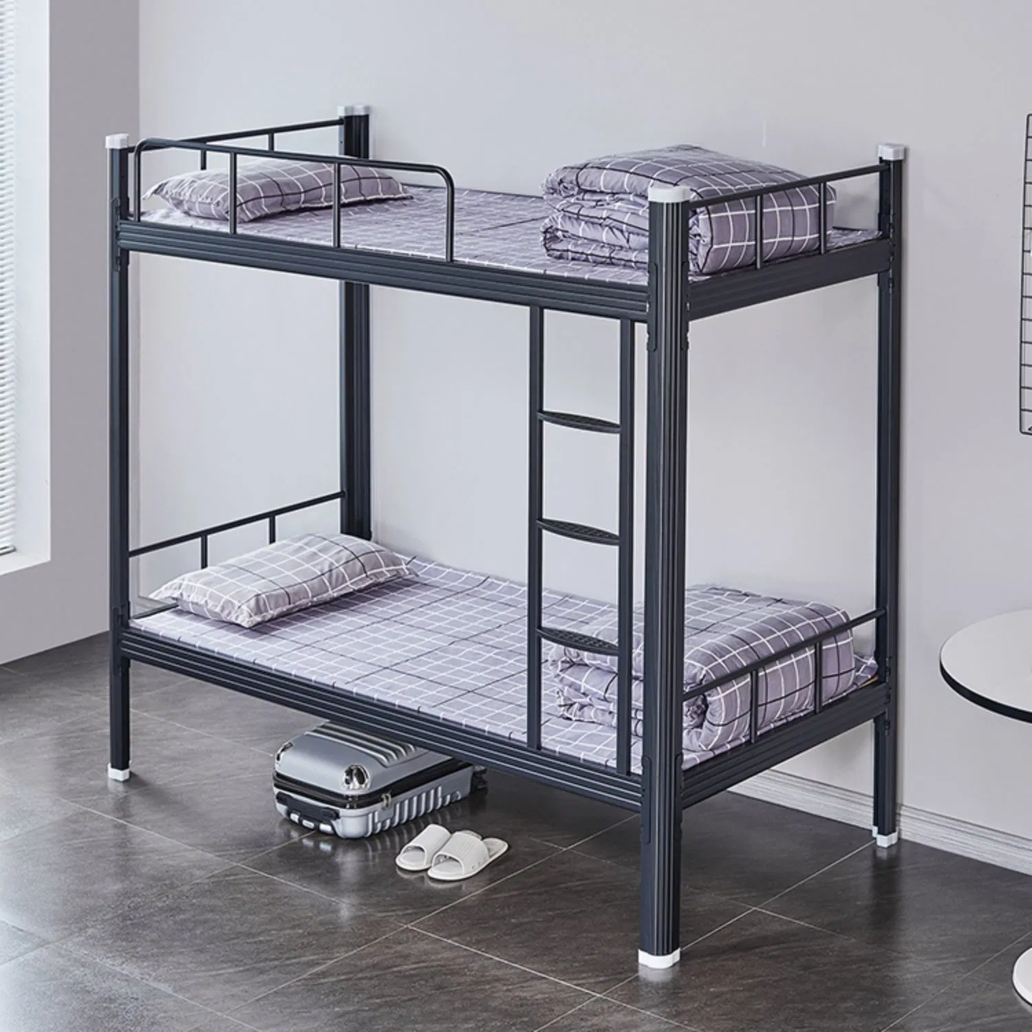 Metal Parts Frame Double Dormitory Steel Bunk Bed Furniture