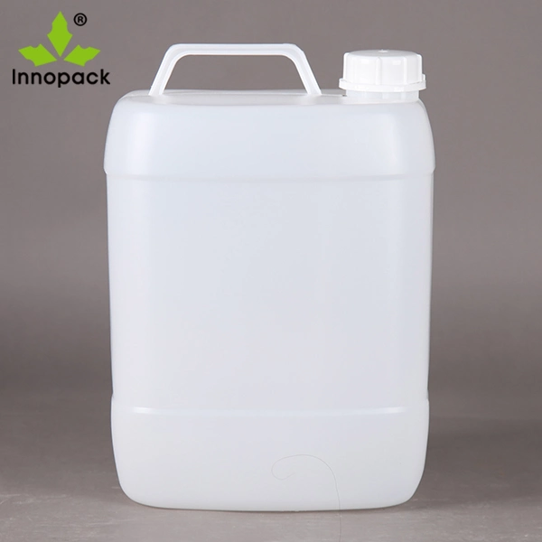 حاوية زيت بلاستيكية 5L 10L 20L 25L /الأسطوانة/الجرافة/الأسطوانة، علبة شفافة من HDPE قابلة للتجميع في الصناعة