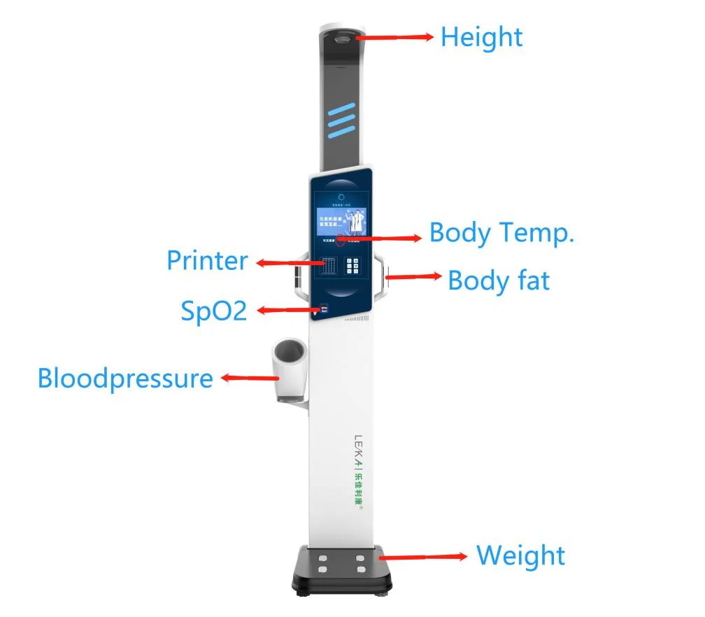 Ultrasonic Digital Height and Weight Scale with Blood Pressure Measuring