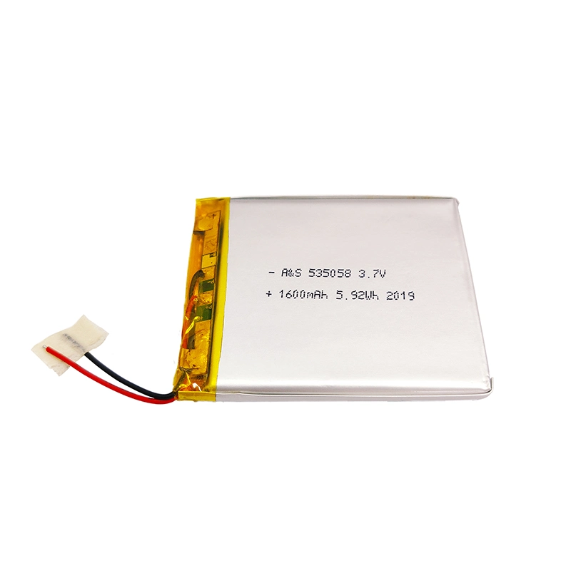 Lithium Battery 535058 Rechargeable Li-Polymer Batteries Soft Cell 3.7V 1600mAh