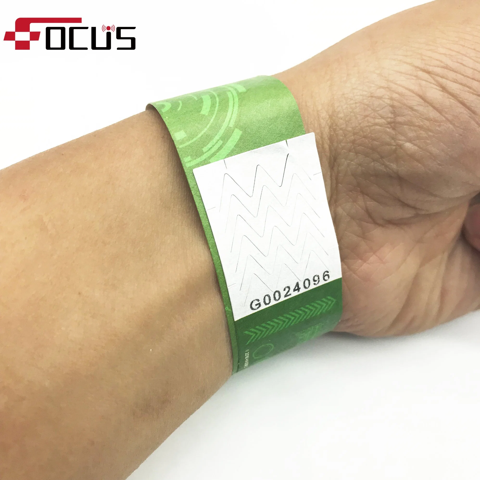 RFID T5577 Custom Event Party Tyvek Paper Bracelet Cheap RFID Tyvek Wristband