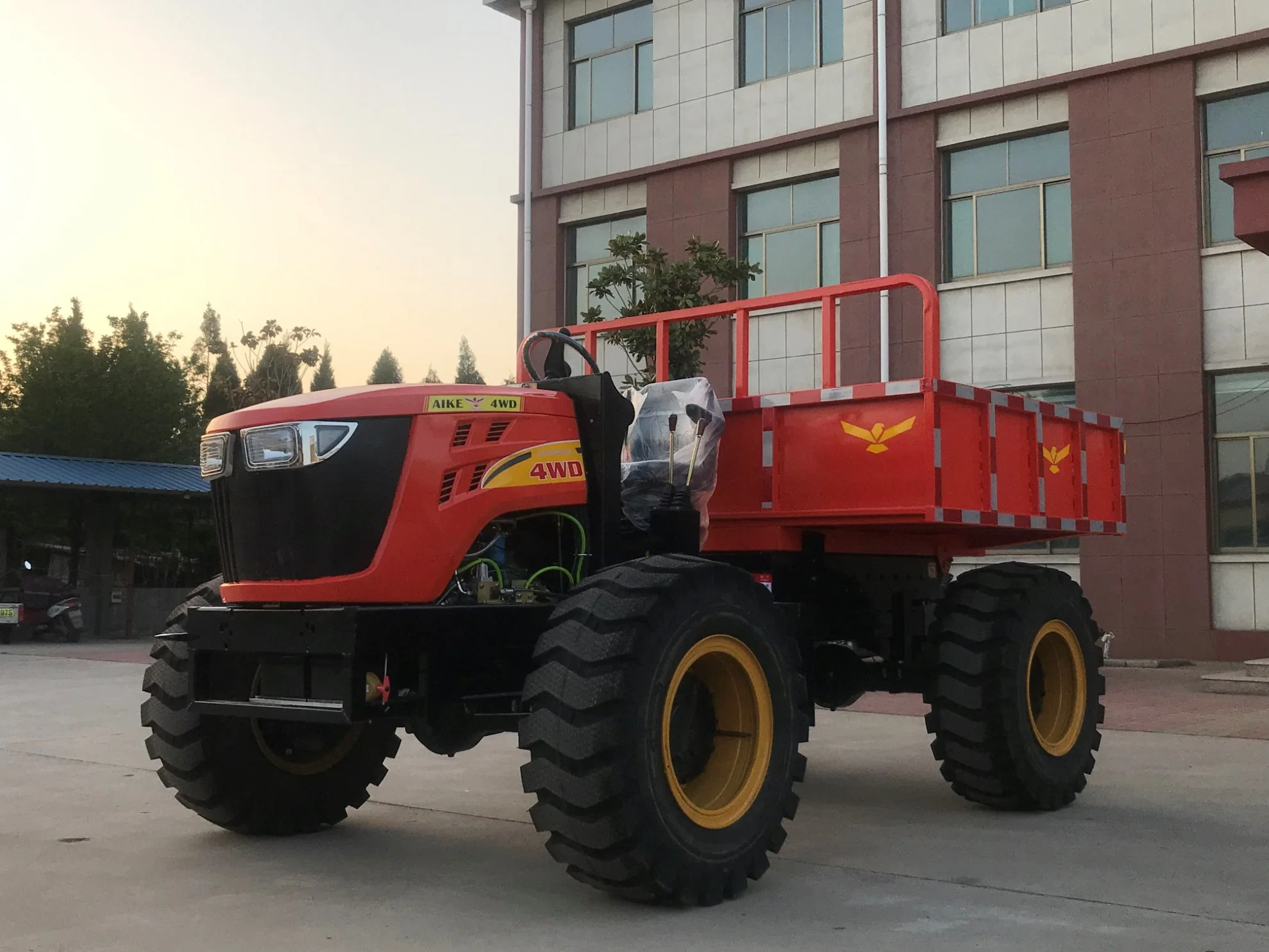 Aike 4WD de aceite de palma agrícola Dumper Truck