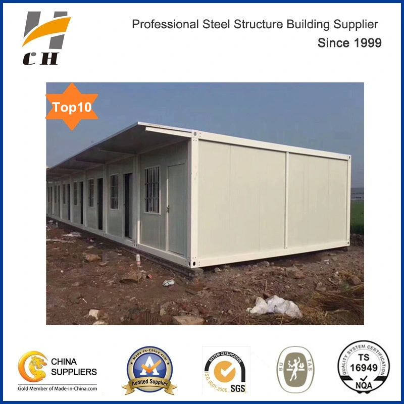 Prefabricated/Prefab Low Cost Hotel Container House with Kitchen / Toilet